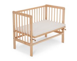 FabiMax Beistellbett BASIC natur, inkl. Matratze