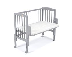 FabiMax Beistellbett PRO grau inkl. Matratze