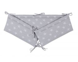 FabiMax Nestchen für Beistellbett Basic, 90x50 cm, weiße Sterne auf grau