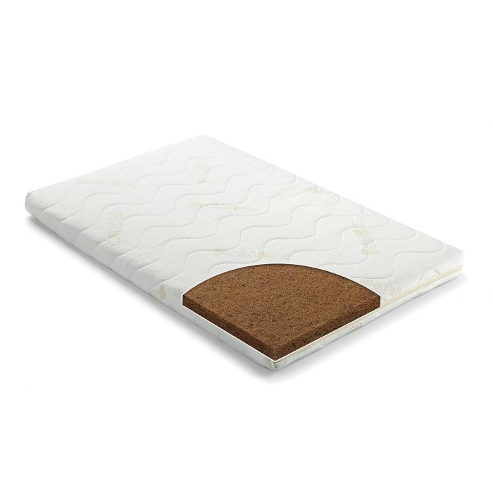 inkl Matratze AIR und Nestchen gelbe Sterne auf wei/ß FabiMax 4585 Beistellbett BASIC natur