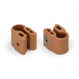 FabiMax Klemmen für Laufgitter, 2 Stück, beige
