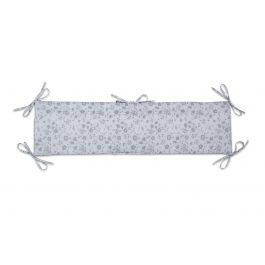FabiMax Nestchen für Verschlussgitter, 90 cm cm, graue Blümchen
