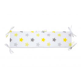 FabiMax Nestchen für Verschlussgitter, 90 cm cm, gelbe Sterne auf weiß