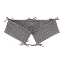 FabiMax Nestchen für Beistellbett Basic, 90x50 cm, Punkte, grau