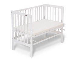 FabiMax Beistellbett BASIC weiß, inkl. Matratze
