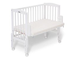 FabiMax Beistellbett PRO weiß inkl. Matratze