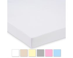 FabiMax BIO Jersey Spannbettlaken für Laufgitter 100x100 cm